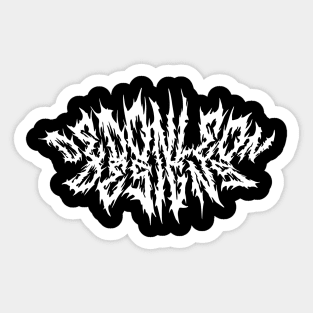 Dedonleon Death Metal Sticker